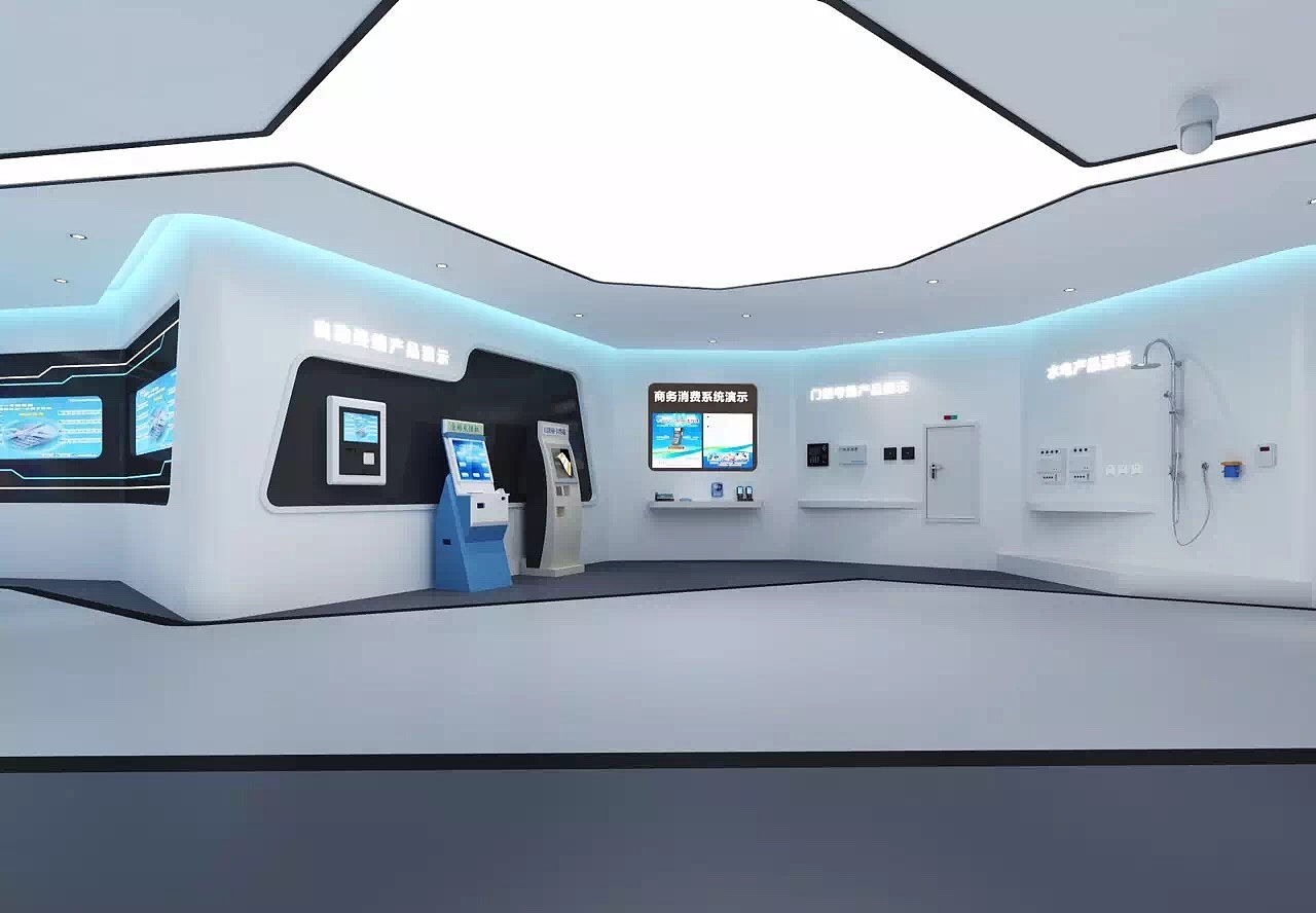 電子科技展廳|空間|室內設計|宏偉裝飾設計 